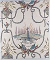 French Monument, Unknown Designer, Linen and cotton