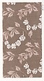 Textile sample, Unknown Designer, Silk
