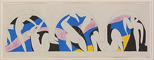 Dance: Study for the Barnes Mural (Second Version), Henri Matisse French, Gouache and pencil on paper