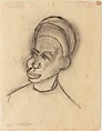 A Sudanese, Henri Matisse French, Charcoal on paper