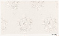 Textile sample, Unknown Designer, Silk