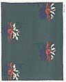 Textile sample, Unknown Designer, Silk