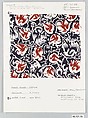 Piece, Andre Flory, Bemberg rayon, printed, American