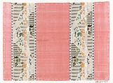 Textile sample, Unknown Designer, Silk