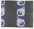 Textile sample, Unknown Designer, Silk