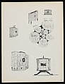 "Croquis de Ruhlmann" Portfolio, Léon Moussinac (French, 1890–1964), Photo mechanical prints (possibly colotypes); cardboard cover with cloth ties