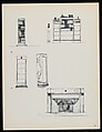 "Croquis de Ruhlmann" Portfolio, Léon Moussinac (French, 1890–1964), Photo mechanical prints (possibly colotypes); cardboard cover with cloth ties