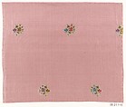 Textile sample, Unknown Designer, Silk