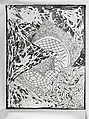 Swan Engraving II, Frank Stella  American, Etching