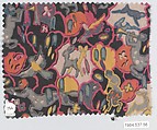 Textile sample, from the ¦Franko Prints¦ series, Joseph Urban  American, born Austria, Silk