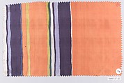Textile sample, Josef Hoffmann  Austrian, Silk