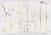 Textile samples, Josef Hoffmann (Austrian, Pirnitz 1870–1956 Vienna), Silk