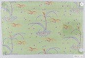 Textile sample, Dagobert Peche Austrian, Silk