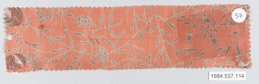 Textile sample, Dagobert Peche Austrian, Silk