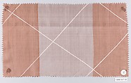 Textile sample, Josef Hoffmann  Austrian, Silk