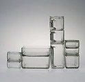 "Kubus" Stacking Containers, Vereinigte Lausitzer Glaswerke  German, Glass