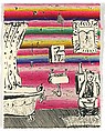 Untitled, Lucas Samaras (American (born Greece), Kastoria 1936–2024 New York), Ink and yarn on paper