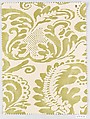 "Sevigne" Textile sample, Fortuny (Italian, founded 1906), Cotton