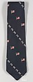 Bicentennial Commemorative Tie, Ponte Vecchio of New York and Florence  American, Polyester