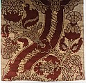 Textile length, Mariano Fortuny Spanish, Printed silk velvet