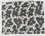 Textile sample, Josef Hoffmann  Austrian, Silk