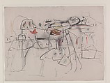 Untitled, Arshile Gorky American, born Armenia, Graphite and colored crayons on paper