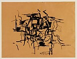 Untitled, Philip Guston  American, born Canada, Brush and black ink on paper