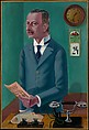 The Businessman Max Roesberg, Dresden, Otto Dix German, Oil on canvas
