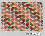 Textile samples, from the ¦Franko Prints¦ series, Joseph Urban (American (born Austria), Vienna 1872–1933 New York), Silk