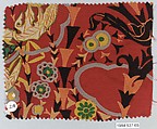Textile sample, from the ¦Franko Prints¦ series, Joseph Urban American, born Austria, Silk