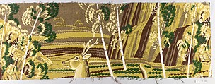 "Deer Season" Textile Sample, Rockwell Kent (American, Tarrytown, New York 1882–1971 Plattsburgh, New York), Printed Cotton
