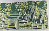 "Deer Season" Textile Sample, Rockwell Kent (American, Tarrytown, New York 1882–1971 Plattsburgh, New York), Printed Cotton