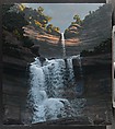 Kaaterskill Falls for Frank Moore and Dan Hodermarsky (Mass MoCA #11), Stephen Hannock  American, Acrylic, alkyd and oil glazes with collage elements on canvas