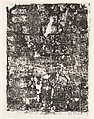 Mur historie, planche I, Jean Dubuffet French, Lithograph