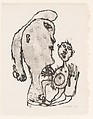Matière et mémoire: Maternite, Jean Dubuffet French, Lithograph