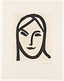 Figure aux bandeaux, Henri Matisse French, Lift ground aquatint, printed chine collé