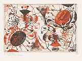 Black and Red Series, Joan Miró  Spanish, Color etching