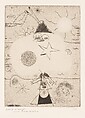 Woman and Volcano, Joan Miró  Spanish, Etching