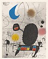 Solar Bird Lunar Bird, Joan Miró  Spanish, Lithograph and aquatint