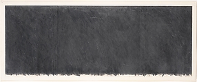 Untitled, Brice Marden  American, Graphite with scratching on paper