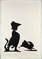 Fixin', Pitted, Fished, Pitied, Kara Walker (American, born Stockton, California, 1969), Cut and pasted painted paper on paper