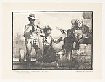 Les Danseurs (The Dancers), Albert A. Smith American, Lithograph