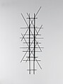 Brooch, Georg Dobler (German, born Creussen, 1952), Steel wire, black chrome
