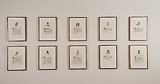 Runaways, Glenn Ligon (American, born New York, New York, 1960), Portfolio of ten lithographs