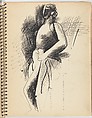 Sketchbook, Arshile Gorky (American (born Armenia), Khorkom 1904–1948 Sherman, Connecticut), Sketchbook of pen and black ink and graphite on paper