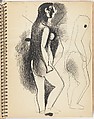 Sketchbook, Arshile Gorky (American (born Armenia), Khorkom 1904–1948 Sherman, Connecticut), Sketchbook of pen and black ink and graphite on paper