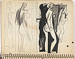 Sketchbook, Arshile Gorky (American (born Armenia), Khorkom 1904–1948 Sherman, Connecticut), Sketchbook of pen and black ink and graphite on paper