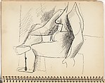 Sketchbook, Arshile Gorky (American (born Armenia), Khorkom 1904–1948 Sherman, Connecticut), Sketchbook of pen and black ink and graphite on paper