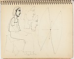 Sketchbook, Arshile Gorky (American (born Armenia), Khorkom 1904–1948 Sherman, Connecticut), Sketchbook of pen and black ink and graphite on paper