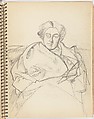 Sketchbook, Arshile Gorky (American (born Armenia), Khorkom 1904–1948 Sherman, Connecticut), Sketchbook of pen and black ink and graphite on paper